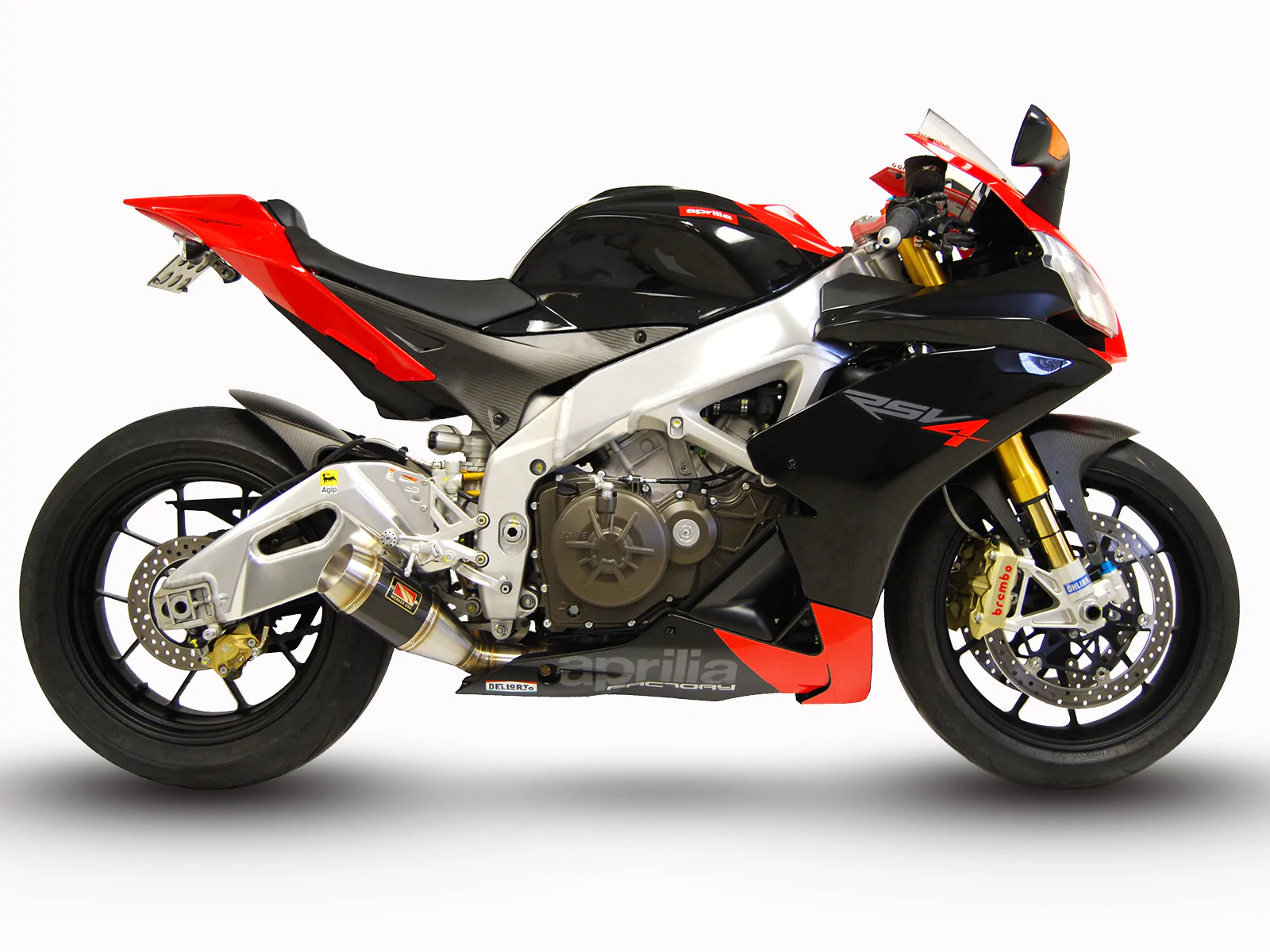 Aprilia RSV4 Tuono Slip-On Exhaust - Carbon Fiber - Image 3