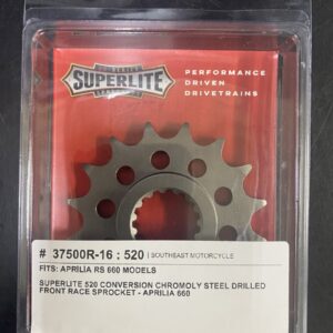 Alternative view of 520 Pitch - Superlite XD Series Chromoly Steel Front Aprilia Sprocket - 16 Tooth