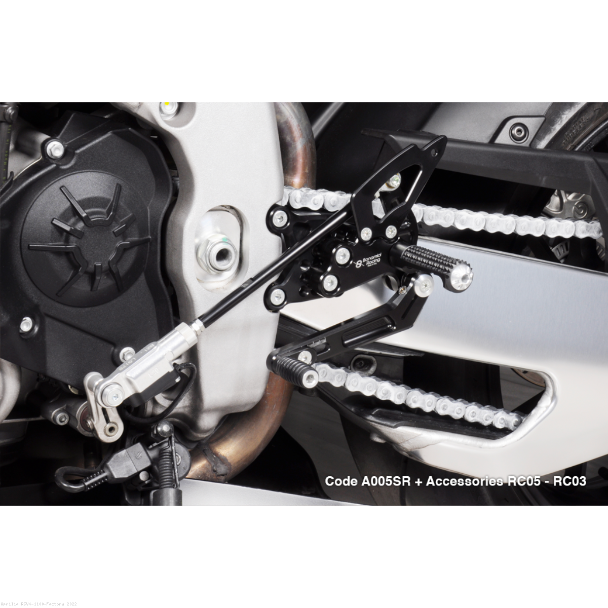 Adjustable Rearsets by Bonamici - Reverse (GP) Shift - Image 4