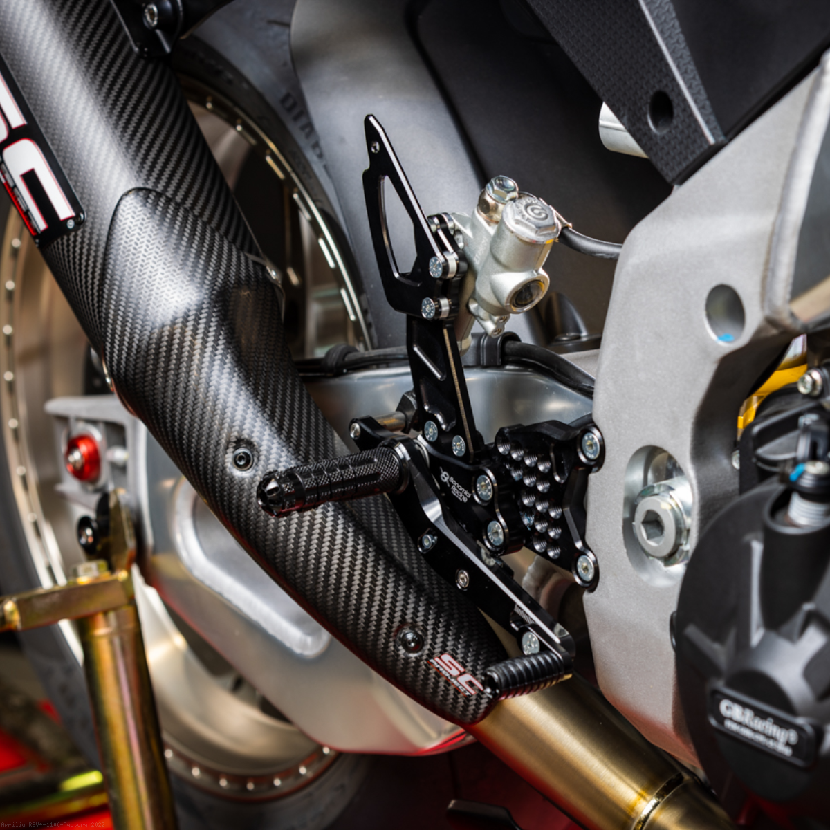 Adjustable Rearsets by Bonamici - Reverse (GP) Shift - Image 9