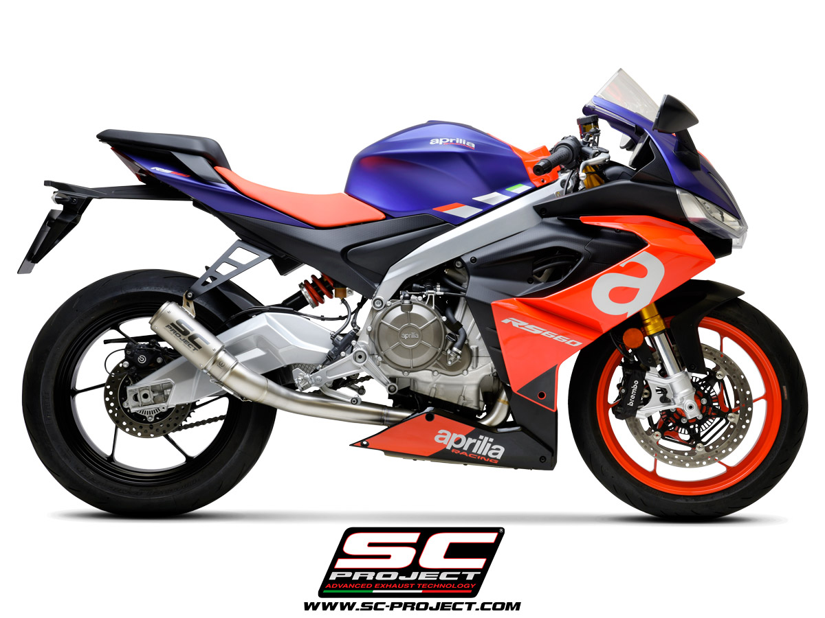 CR-T Exhaust - RS 660 - Carbon With Foot Peg Delete - Image 7