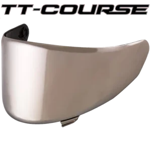 KYT Helmets - TT Course Visors - Mirror Chrome