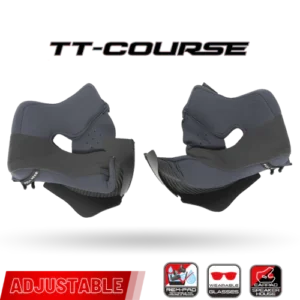 KYT Helmets - TT Course Check Pads