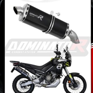 Alternative view of Aprilia Tuareg 660 2021 - 2023 Exhaust Silencer Muffler P7 BLACK + dB Killer Medium